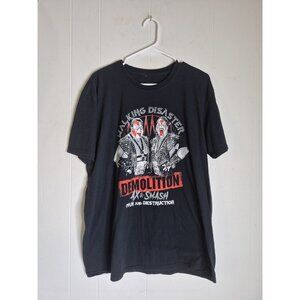 Demolition Ax & Smash TShirt  Walking Disaster WWF Wrestling Men's Size XL